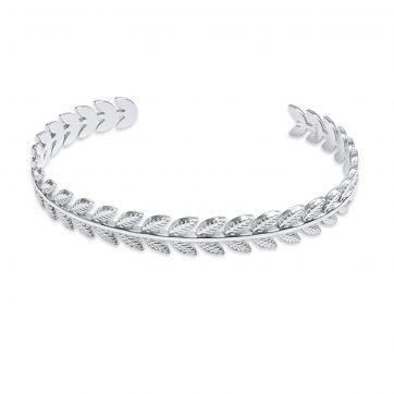 petsios Βραχιόλι κύκλος φύλλα ελιάς