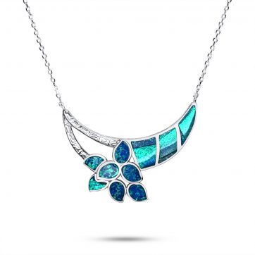 petsios Κολιέ με πέτρες όπαλ και μαίανδρο