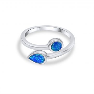 petsios Δαχτυλίδι με πέτρες όπαλ