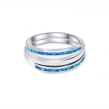 petsios Δαχτυλίδι με πέτρες όπαλ