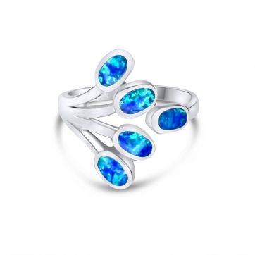 petsios Δαχτυλίδι με πέτρες όπαλ