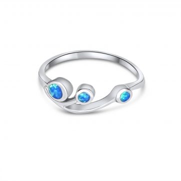 petsios Δαχτυλίδι με πέτρες όπαλ 