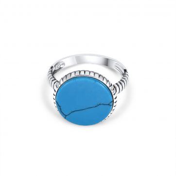 petsios Δαχτυλίδι με πέτρα τιρκουάζ