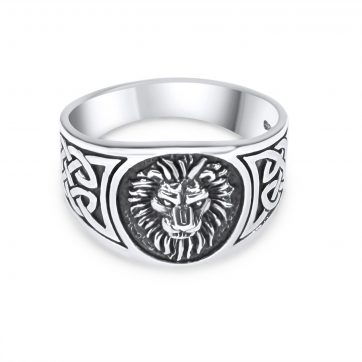 petsios Δαχτυλίδι με κεφαλή λιονταριού
