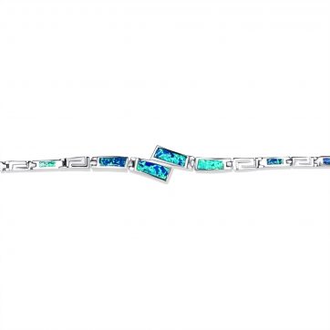 petsios Βραχιόλι με πέτρες όπαλ και μαίανδρο