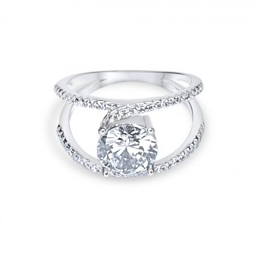 petsios Δαχτυλίδι με πέτρες ζιργκόν