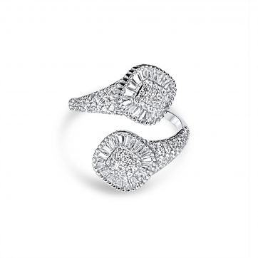 petsios Δαχτυλίδι με πέτρες ζιργκόν