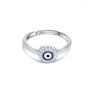 petsios Δαχτυλίδι μάτι με πέτρες ζιργκόν