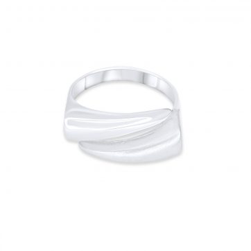 petsios Δαχτυλίδι με συνδυασμό λουστρέ και ματ