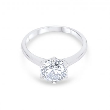 petsios Μονόπετρο δαχτυλίδι με ζιργκόν πέτρα