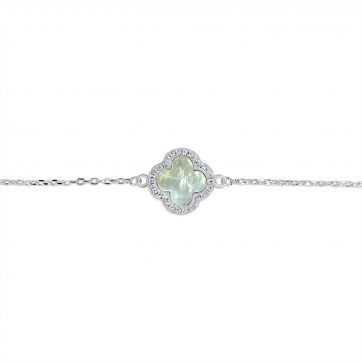 petsios Βραχιόλι με πέτρες ζιργκόν και φίλντισι