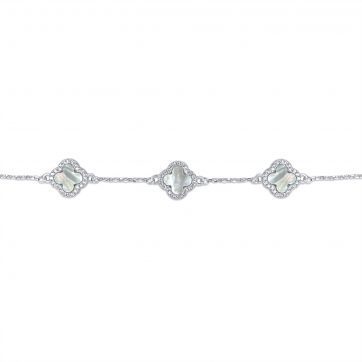 petsios Bracelet with mother of pearl and zircon stones