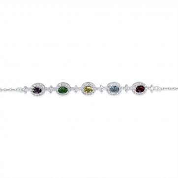 petsios Bracelet with multicoloured stones
