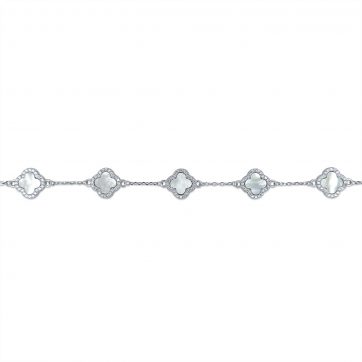 petsios Bracelet with mother of pearl and zircon stones