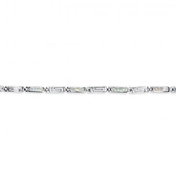 petsios Βραχιόλι με λευκό όπαλ και μαίανδρο