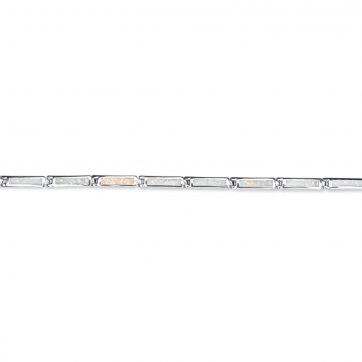 petsios Βραχιόλι με λευκό όπαλ 