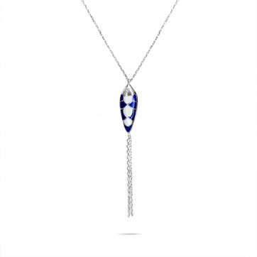 petsios Κολιέ ψάρι με σμάλτο