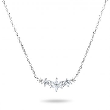 petsios Κολιέ με πέτρες ζιργκόν