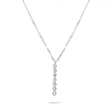 petsios Κολιέ με πέτρες ζιργκόν