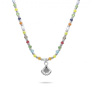 petsios Κολιέ με κοχύλι και χάντρες 