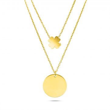 petsios Double gold plated necklace 
