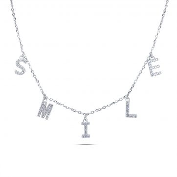 petsios Necklace with zircon stones