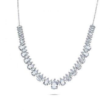 petsios Necklace with zircon stones