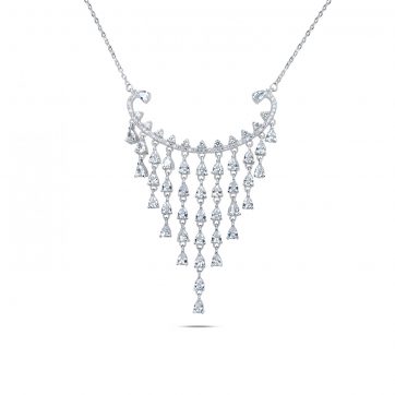 petsios Κολιέ με πέτρες ζιργκόν