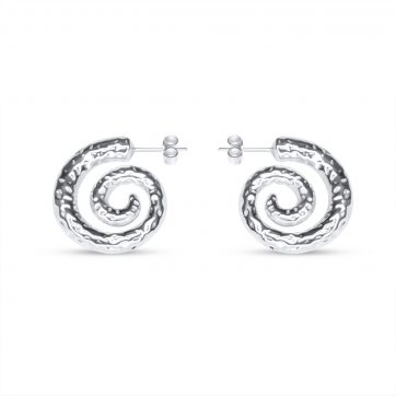 petsios Σκουλαρίκια σπείρες σφυρήλατες 