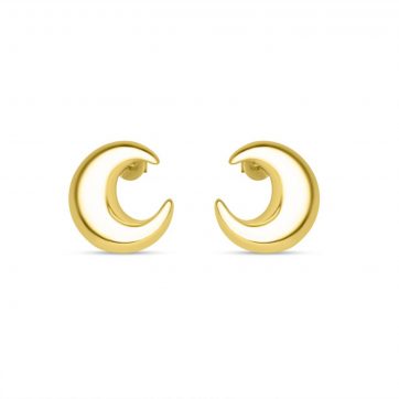 petsios Gold plated stud earrings