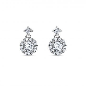 petsios Σκουλαρίκια καρφωτά με πέτρες ζιργκόν