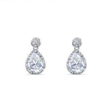 petsios Σκουλαρίκια καρφωτά με πέτρες ζιργκόν