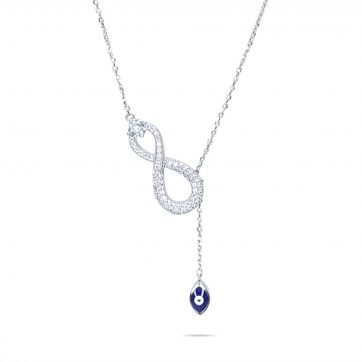 petsios Eye necklace with zircon stones