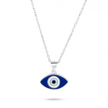 petsios Κολιέ μάτι με σμάλτο