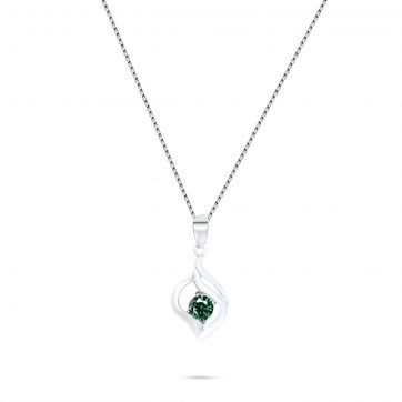 petsios Κολιέ με πέτρα σμαράγδι