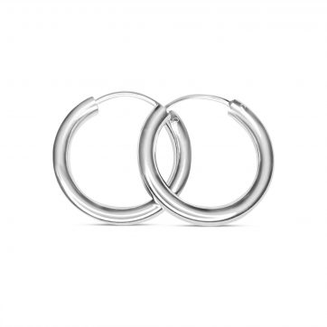 petsios Silver hoops (20mm)