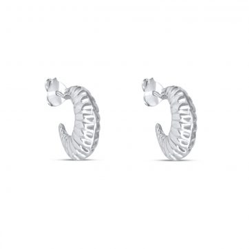 petsios Silver hoops (13mm)