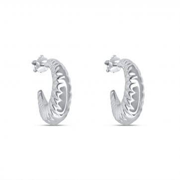 petsios Silver hoops (17.5mm)
