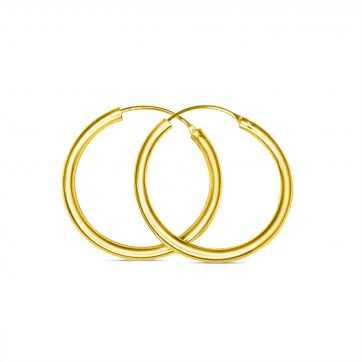 petsios Κρίκοι επίχρυσοι (34mm)