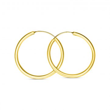 petsios Κρίκοι επίχρυσοι (40mm)