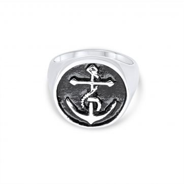 petsios Δαχτυλίδι με άγκυρα