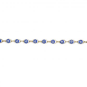 petsios Gold plated eye anklet