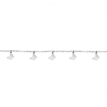 petsios Anklet with dangle butterflies
