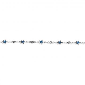 petsios Αλυσίδα ποδιού με αστέρια