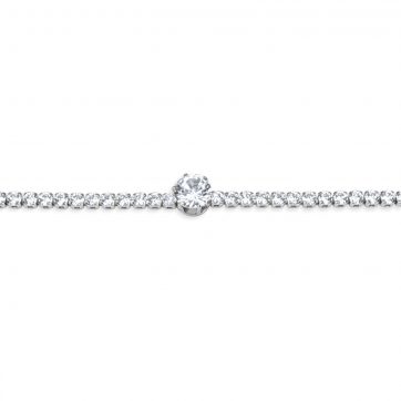 petsios Βραχιόλι ατσάλι με πέτρες