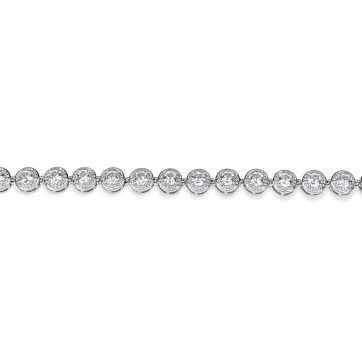 petsios Βραχιόλι ατσάλι με πέτρες