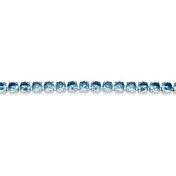 petsios Βραχιόλι ατσάλι με πέτρες