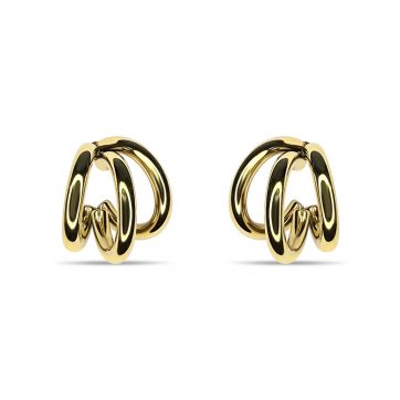 petsios Gold plated steel hoops
