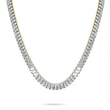 petsios Gold plated steel necklace