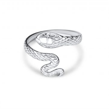 petsios Stainless steel snake ring